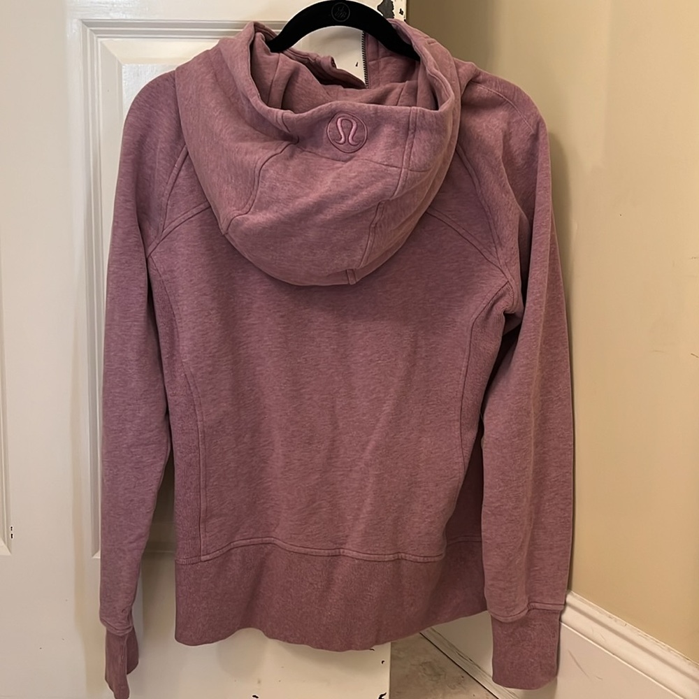 lululemon athletica Mauve Zip-Up Hoodie- Sz 10 - Picture 2 of 6